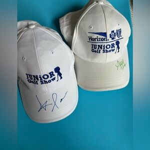 LPGA autographed golf hats